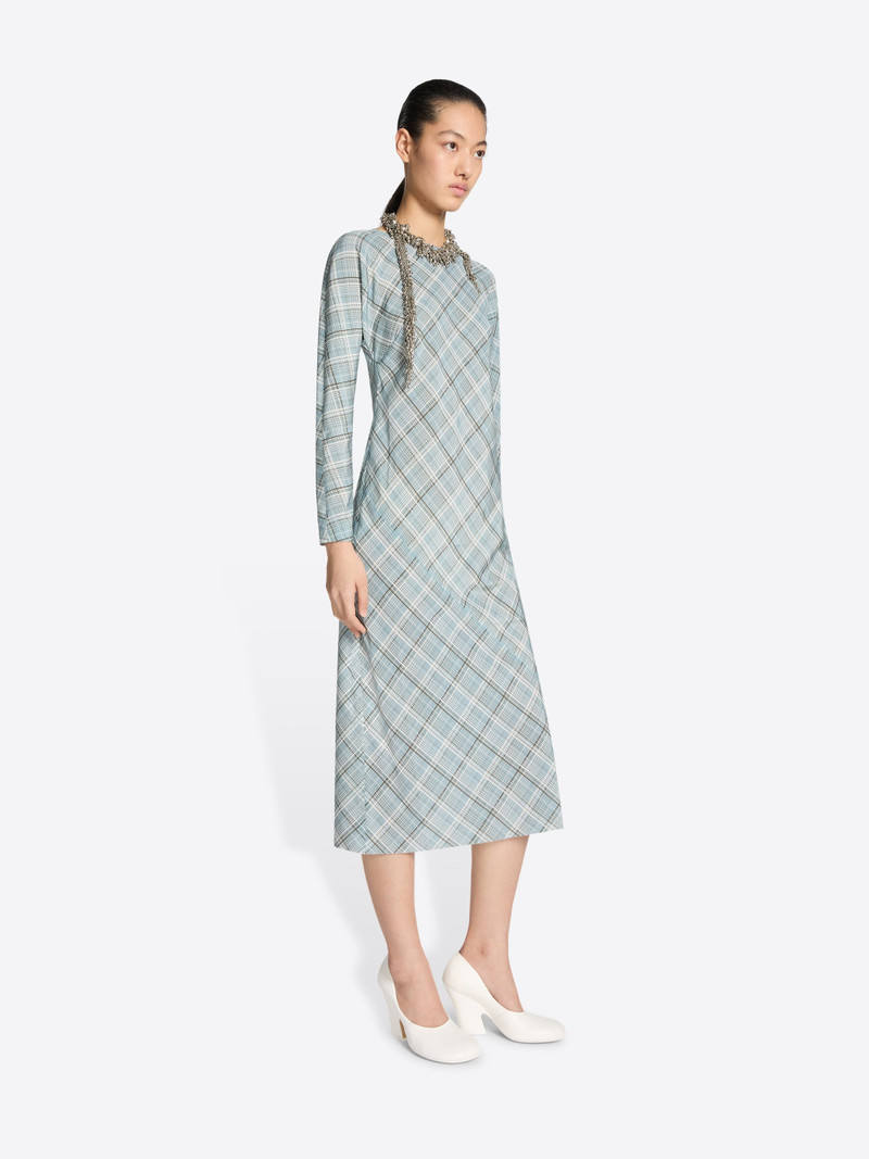 WAISTED SILK DRESS 3