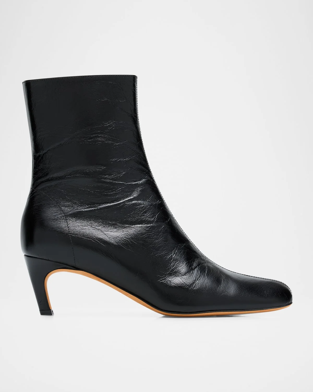 Uma Leather Ankle Booties - 1