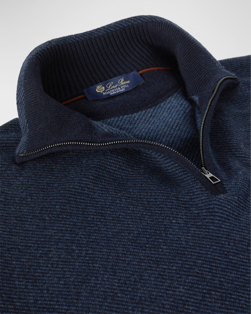 Men's Roadster 1/4-Zip Cashmere Sweater 4