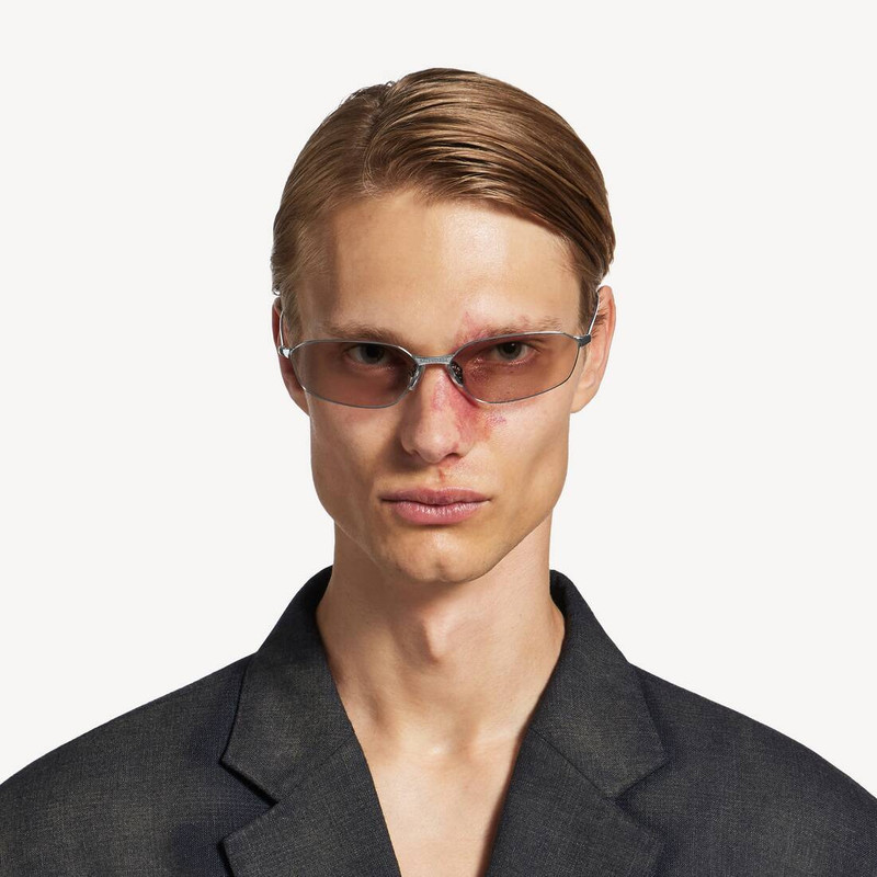 Invisible 2.0 Oval Sunglasses in Light Silver 6