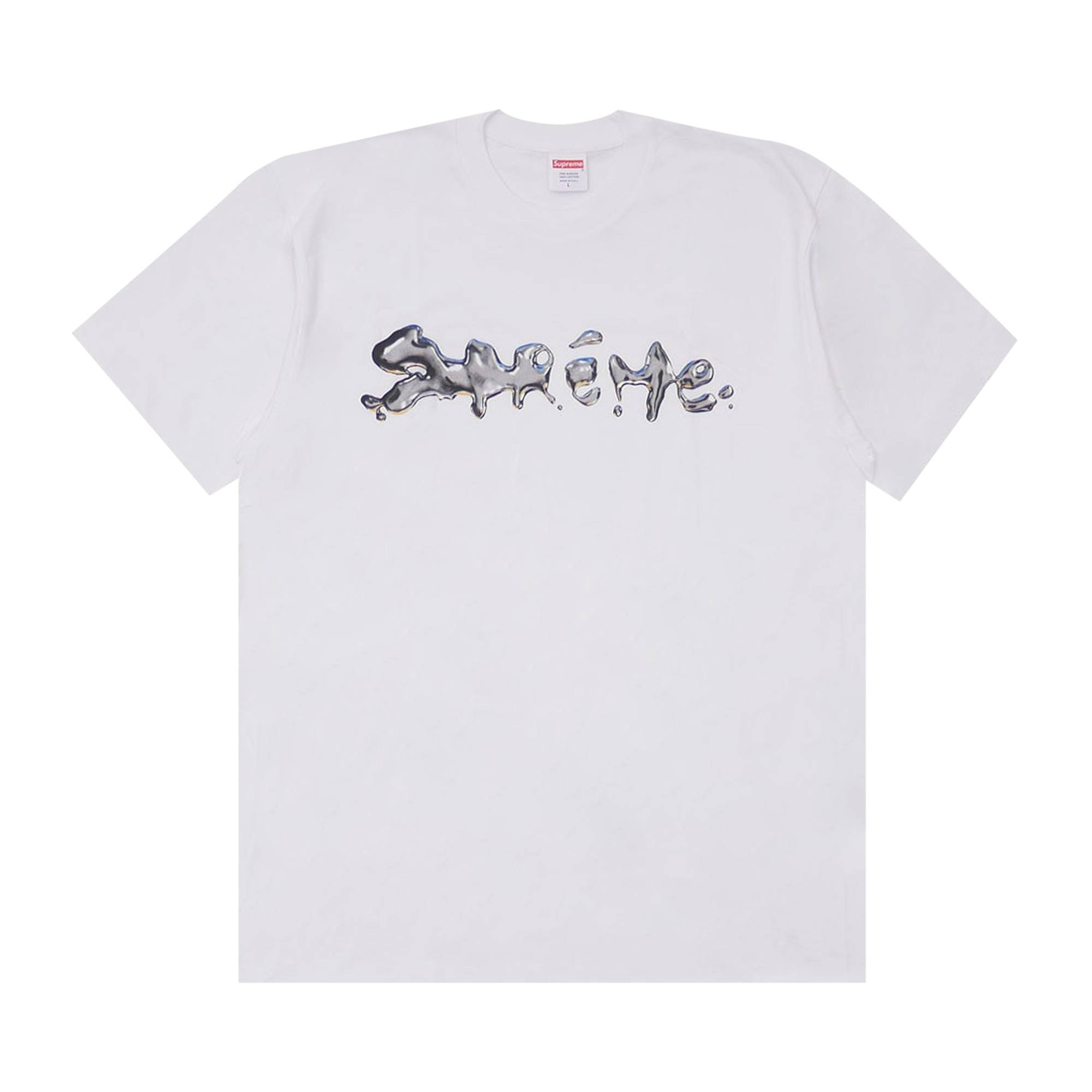 Supreme Liquid T-Shirt 'White' - 1