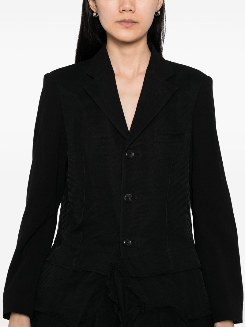 asymmetric hem blazer 5