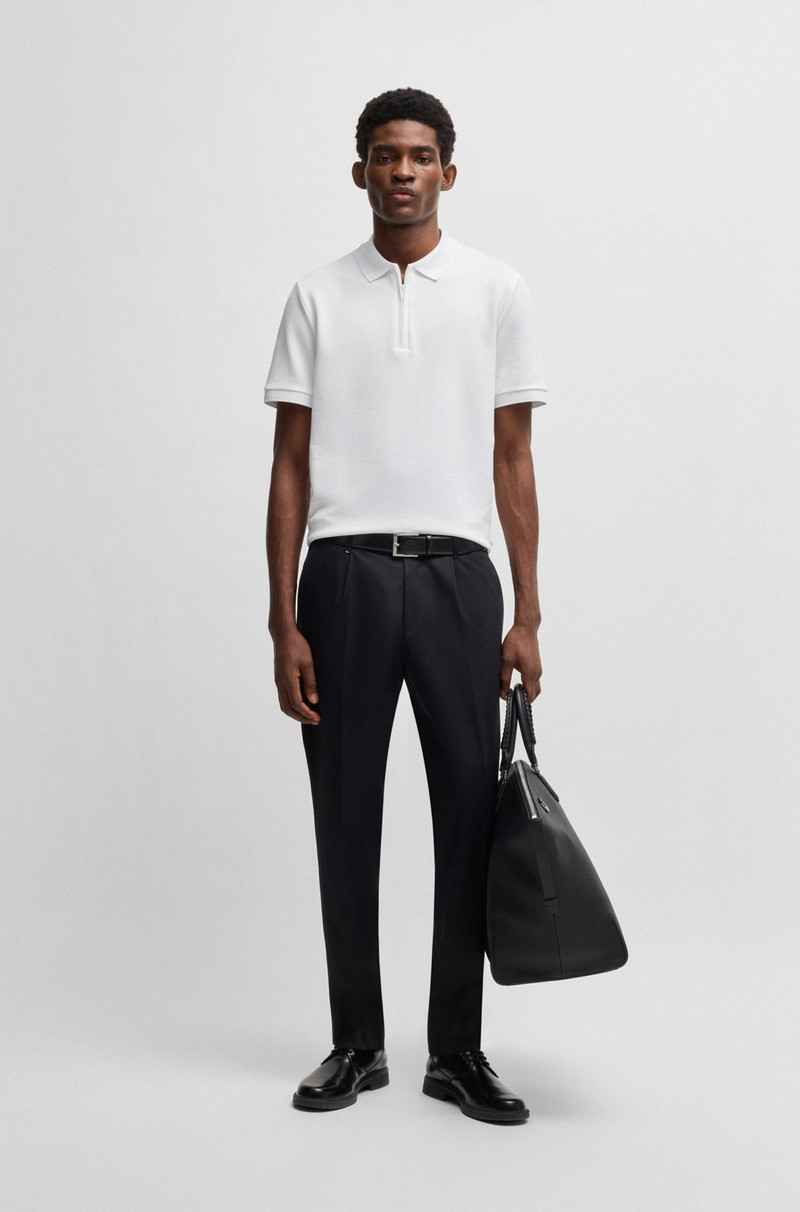 BOSS POLO SHIRT WITH SEERSUCKER STRUCTURE outlook