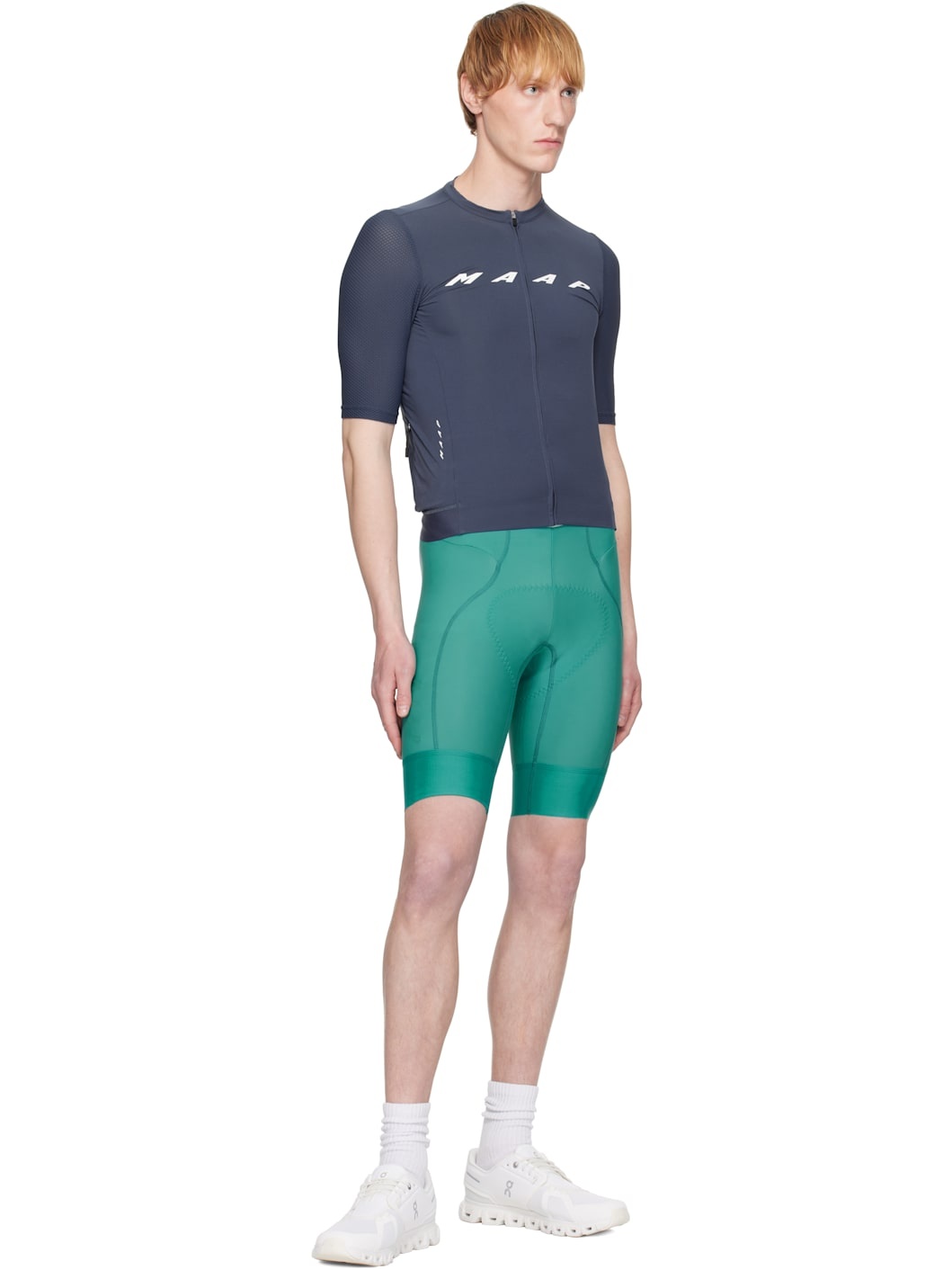 Navy Evade Pro Base Jersey 2.0 Cycling Top - 4