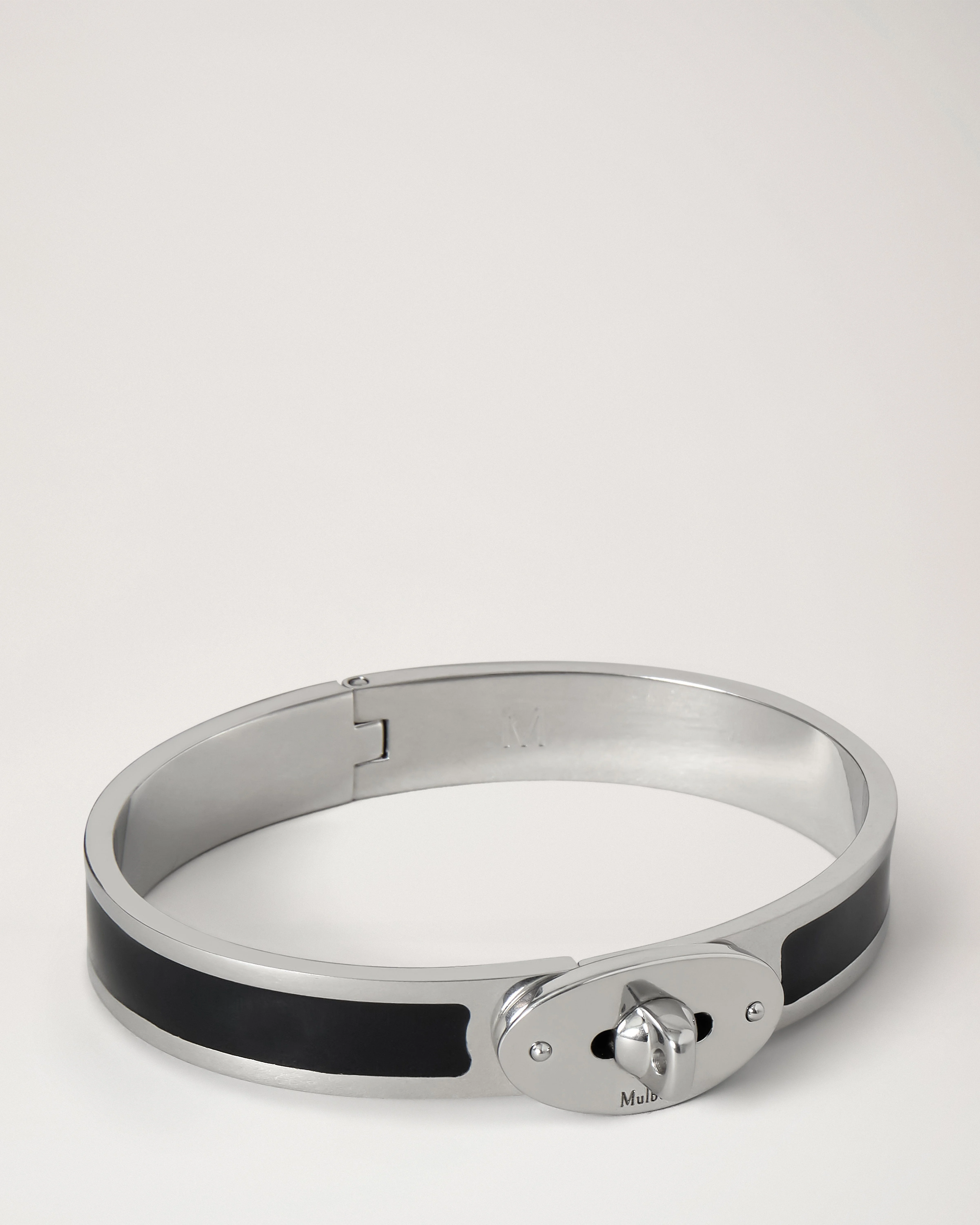 Bayswater Enamel Bracelet Black Stainless Steel & Enamel - 1