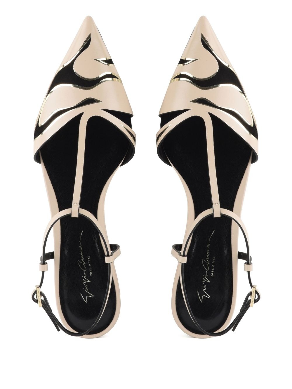 leather ballerina shoes - 4
