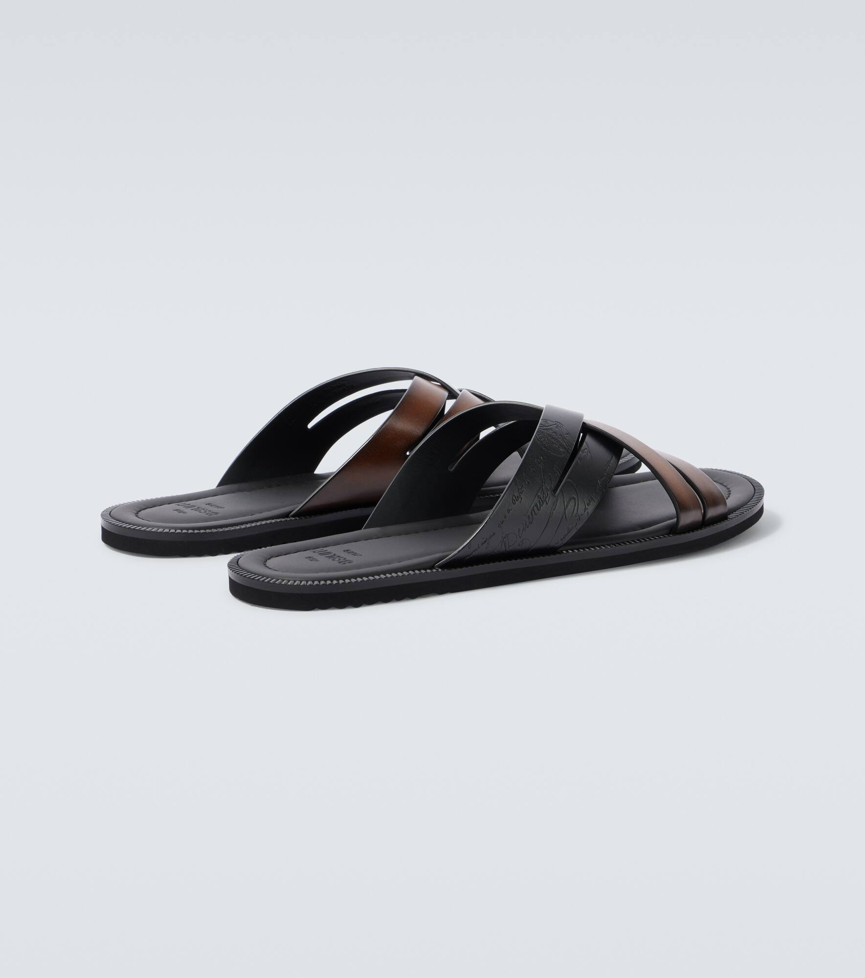 Sifnos Scritto leather sandals - 6