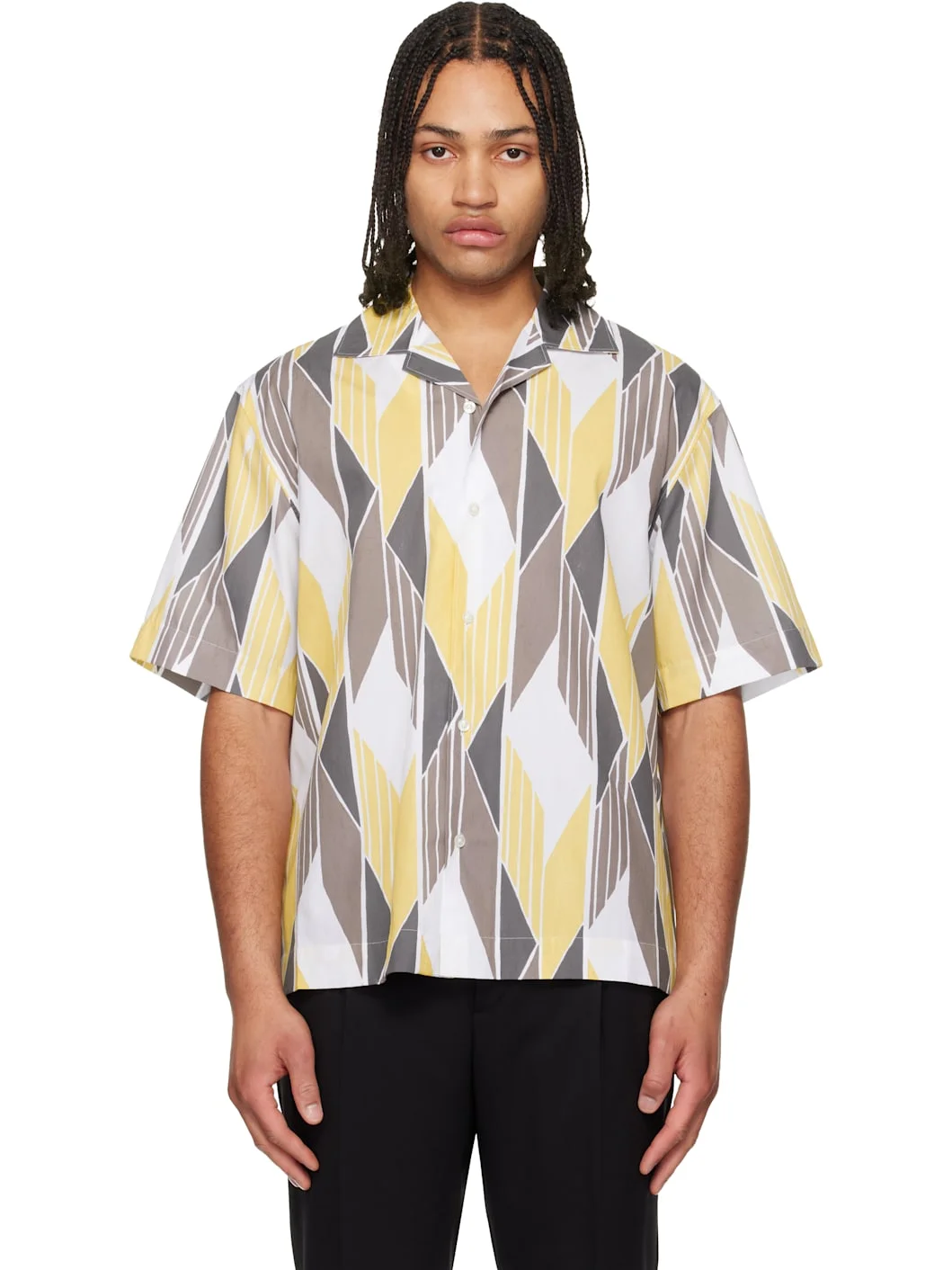 Multicolor Camp Collar Shirt - 1