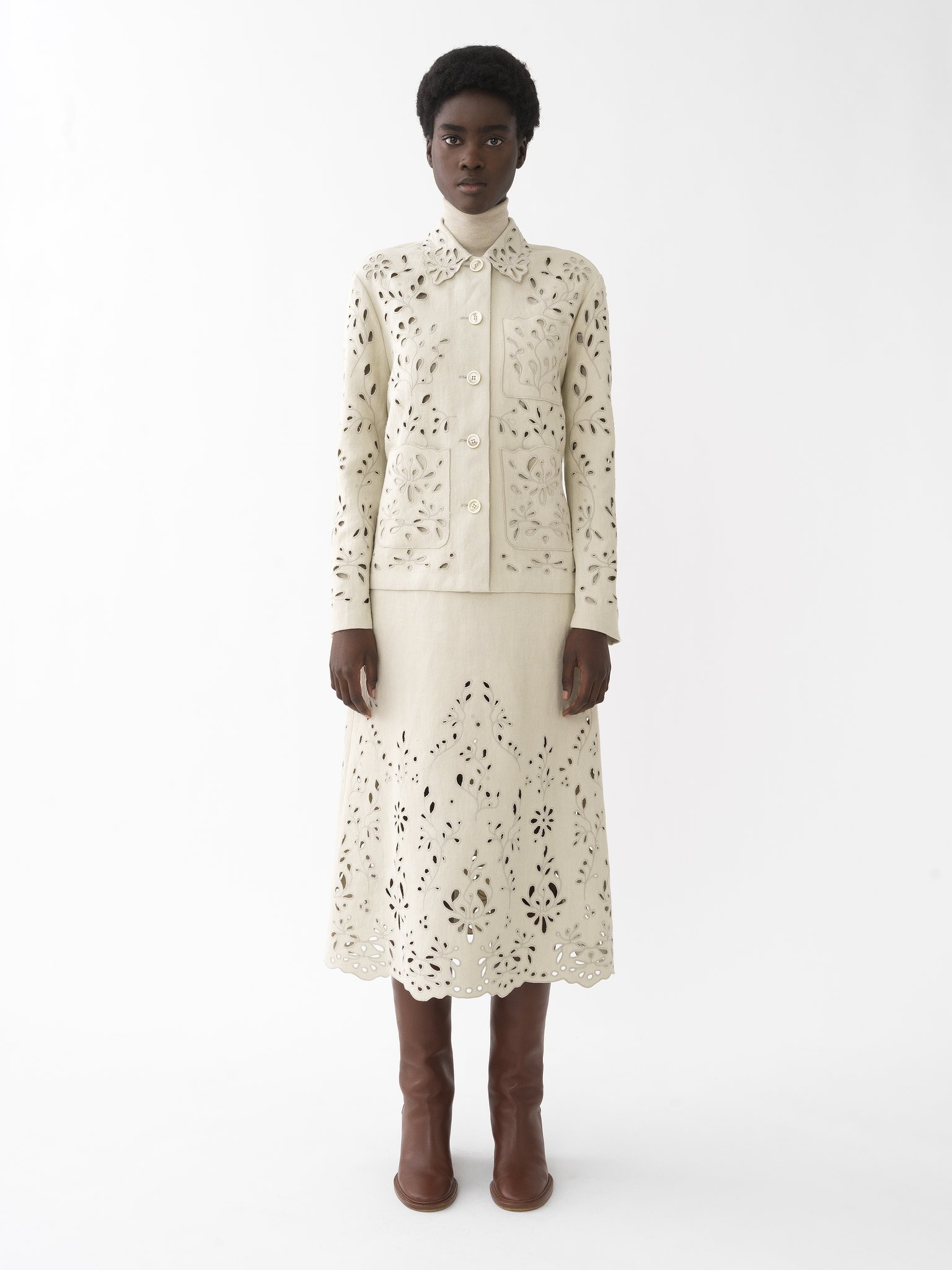 EMBROIDERED OVERSHIRT JACKET - 3