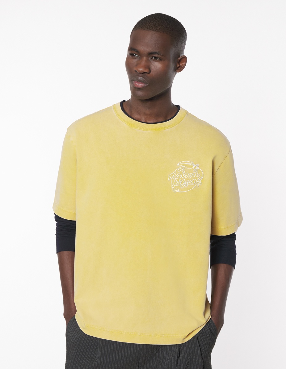 MAISON KITSUNE LEMONADE CHEST EMBROIDERY OVERSIZE TEE-SHIRT - 3