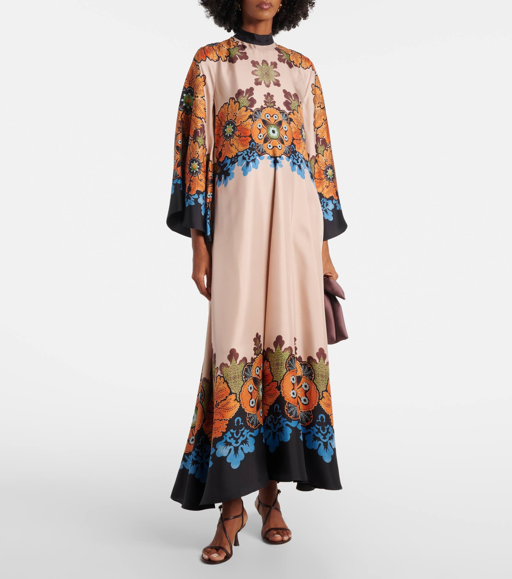 Magnifico floral silk maxi dress - 2