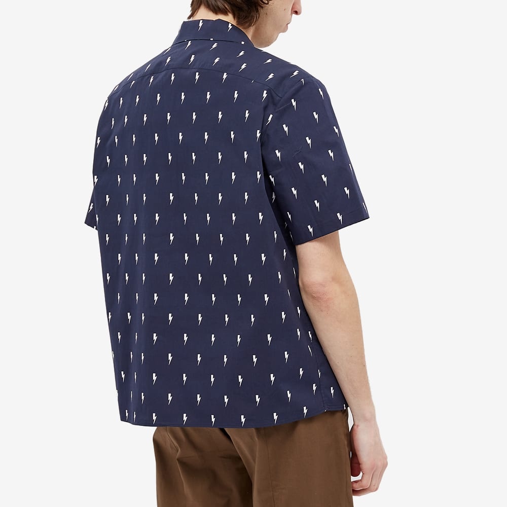 Neil Barrett All Over Print Thunderbolt Vacation Shirt - 5