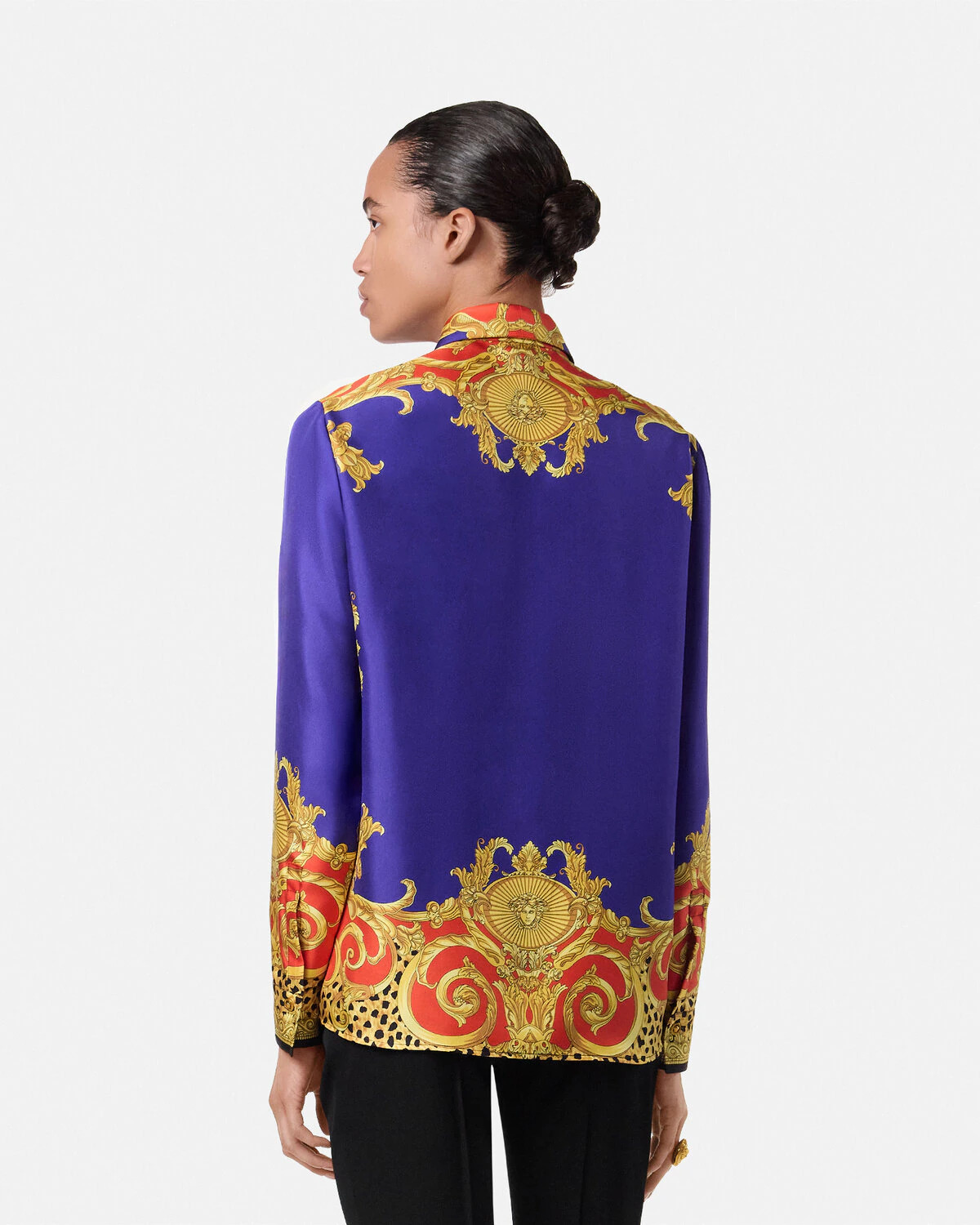 Cheetah Barocco Silk Shirt - 5