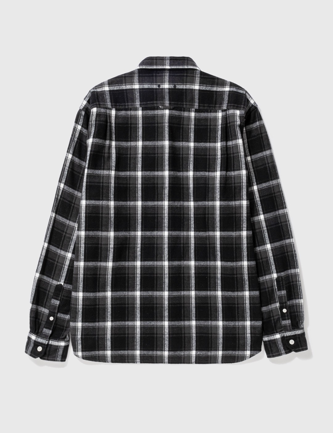 VERTICAL PANELLED REGULAR COLLAR BIG SHIRT - 2