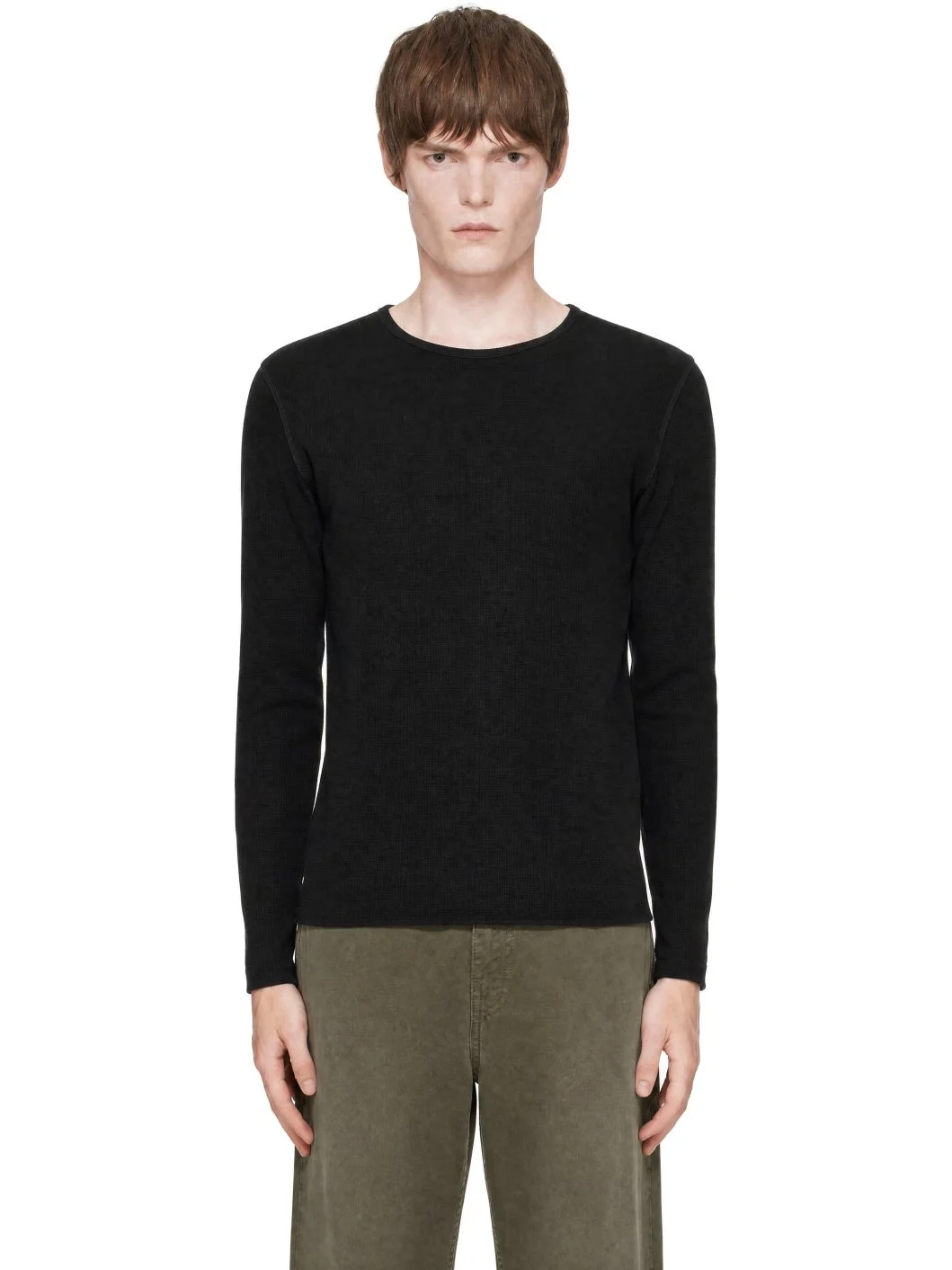 Black Zero Thermal Long Sleeve T-shirt - 1