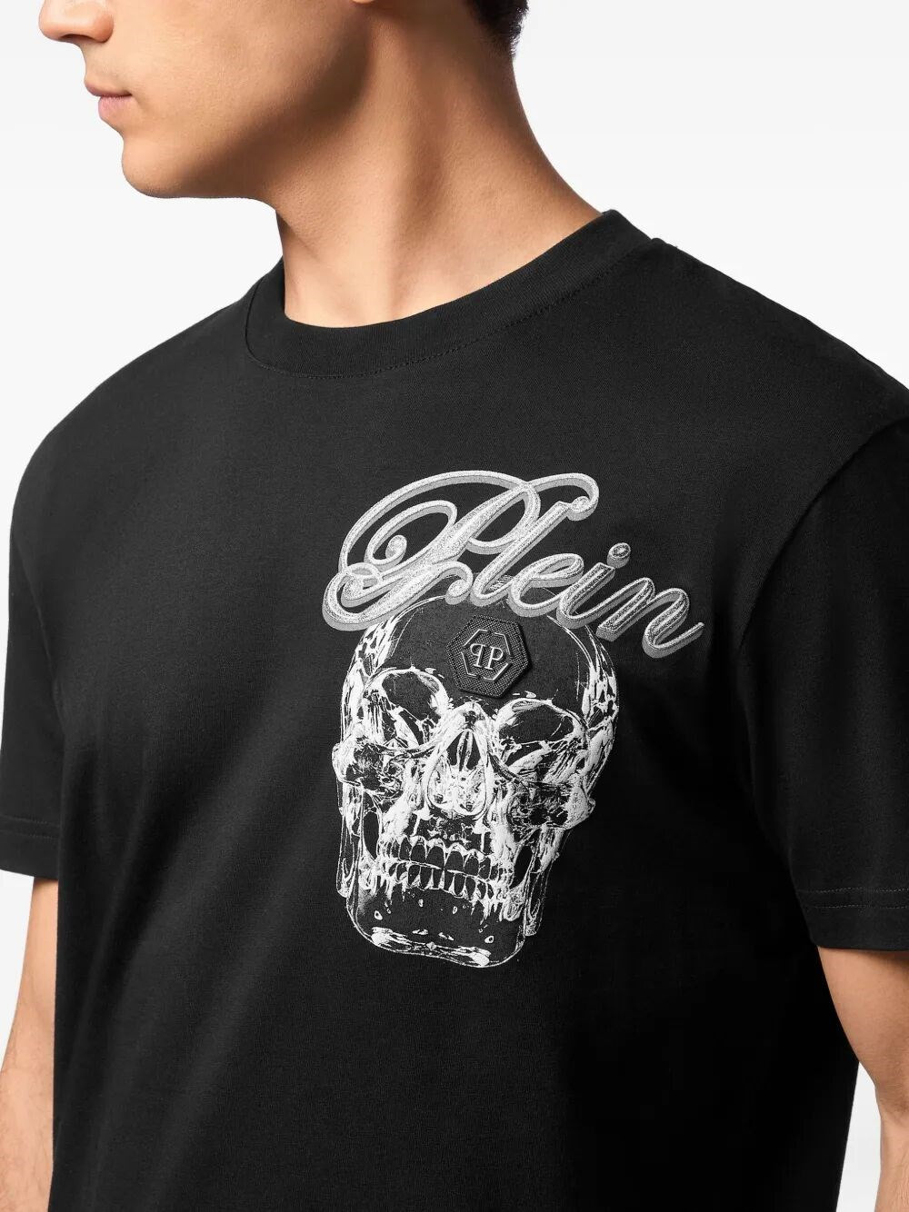 Round-Neck T-Shirt `Glass Skull` - 3