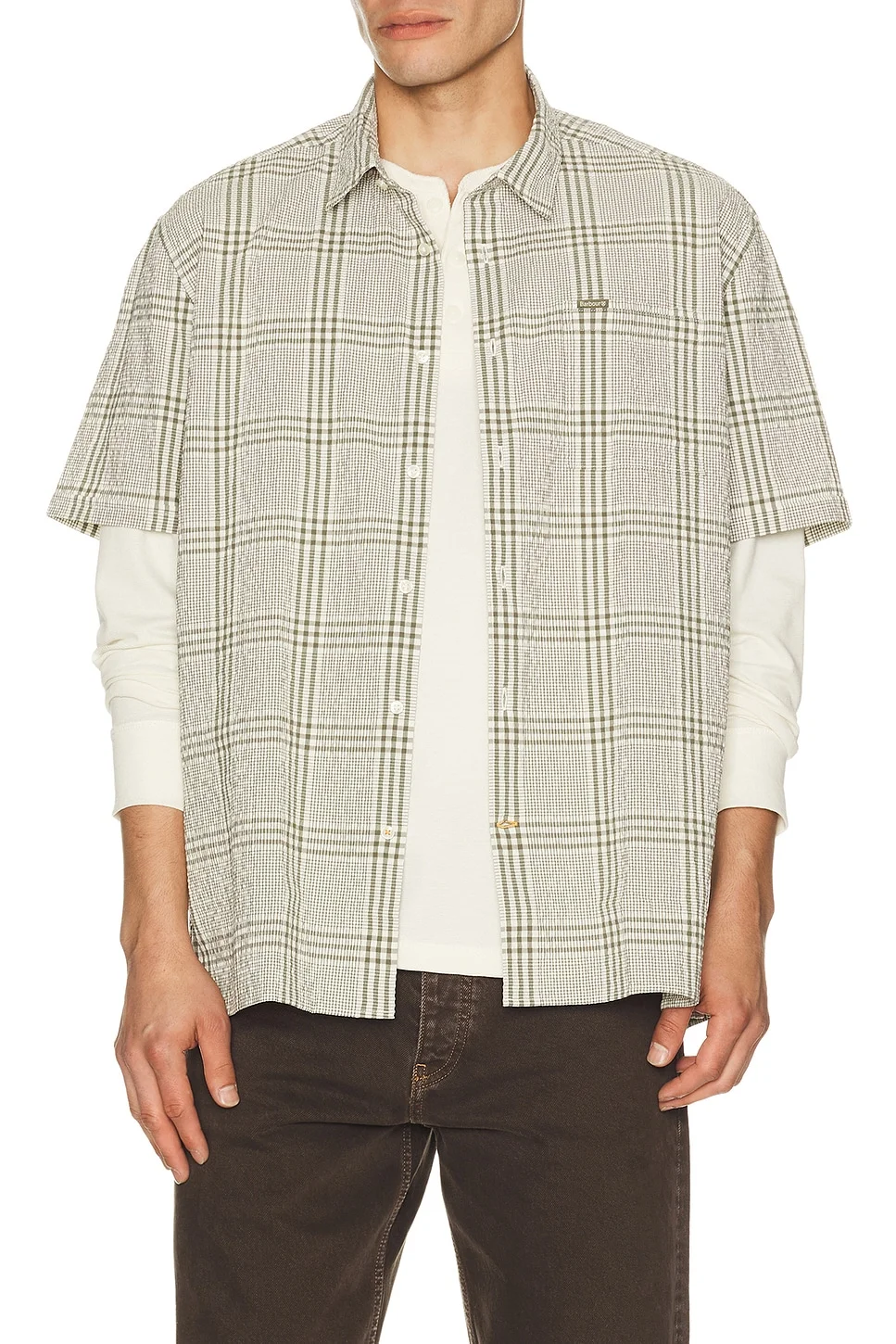 Carrock Checked Seersucker Summer Shirt - 1