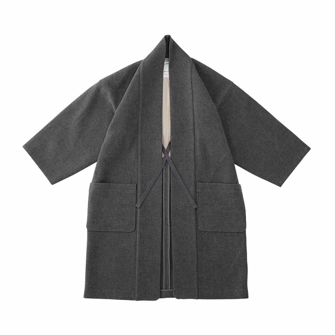 KIYARI COAT (MELTON) GREY - 1