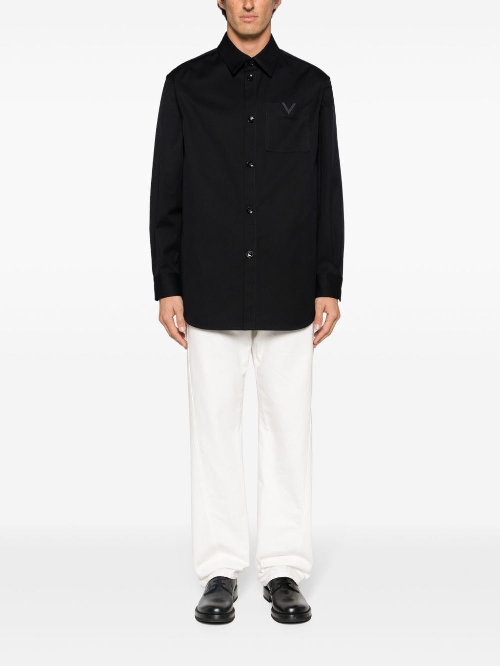 VLogo canvas shirt - 2