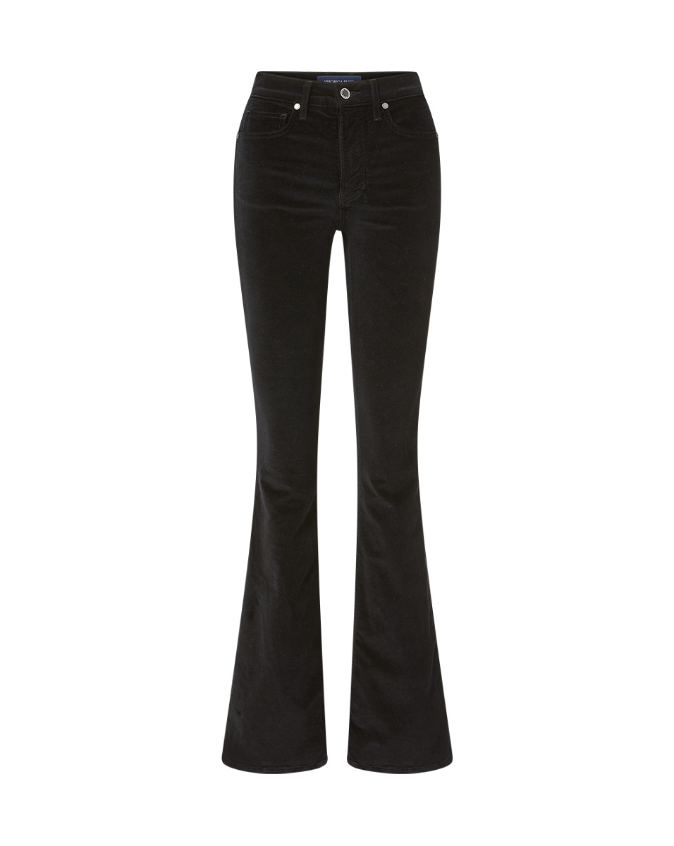 BEVERLY VELVET SKINNY-FLARE JEAN - 1