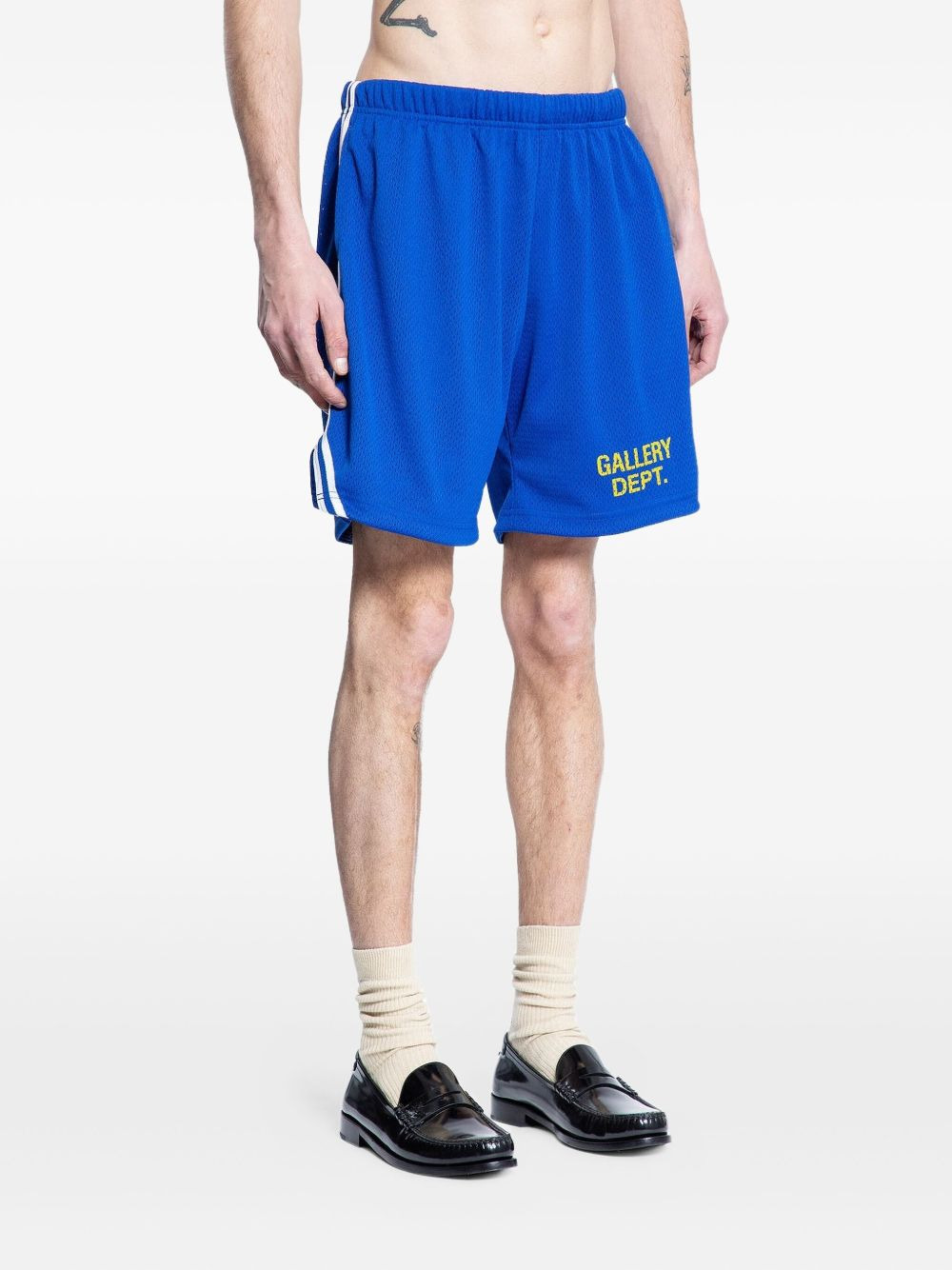 Venice stripe-detail mesh shorts - 3