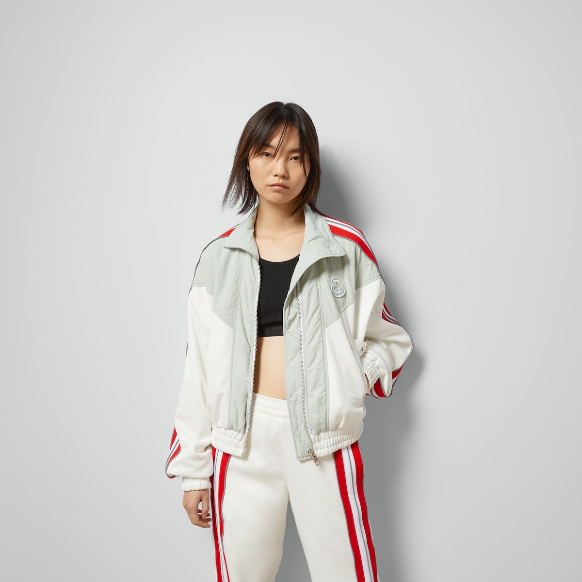 Technical jersey zip sweatshirt - 5