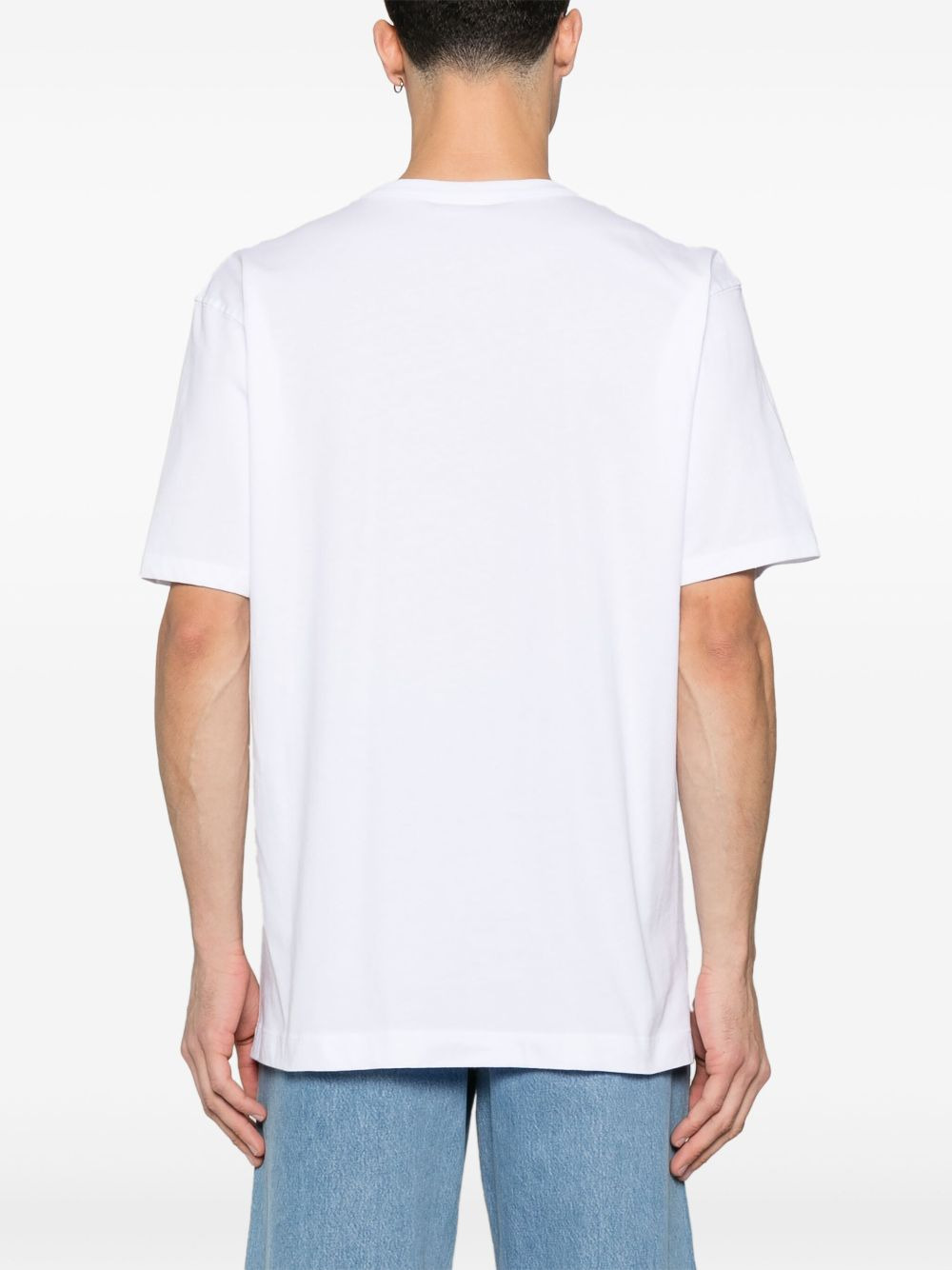 Dries Van Noten Men Heer Pr 1600 M.K.Ss.T-Shirt Whi - 4