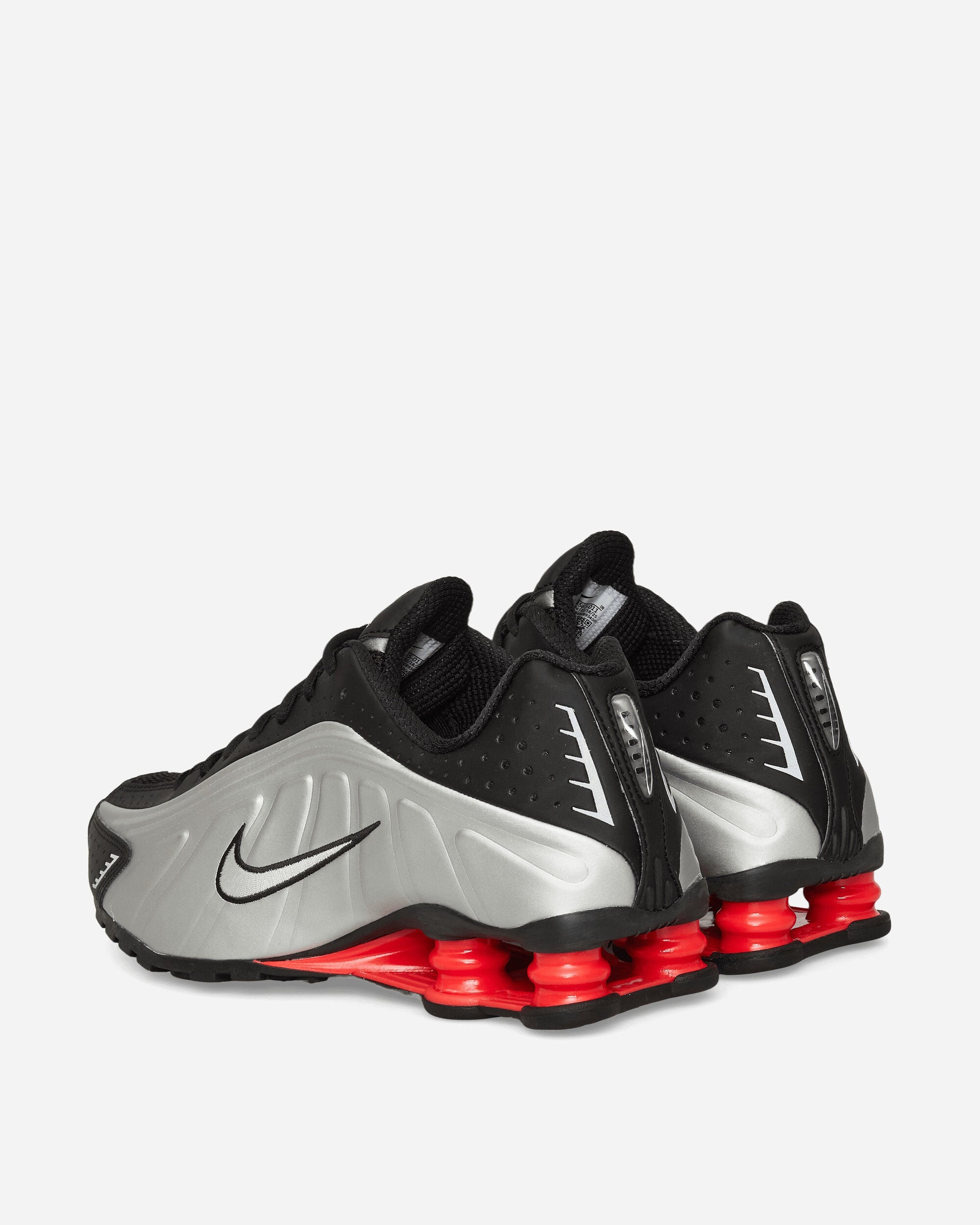 Shox R4 Sneakers Metallic Silver / Black / Light Crimson - 4