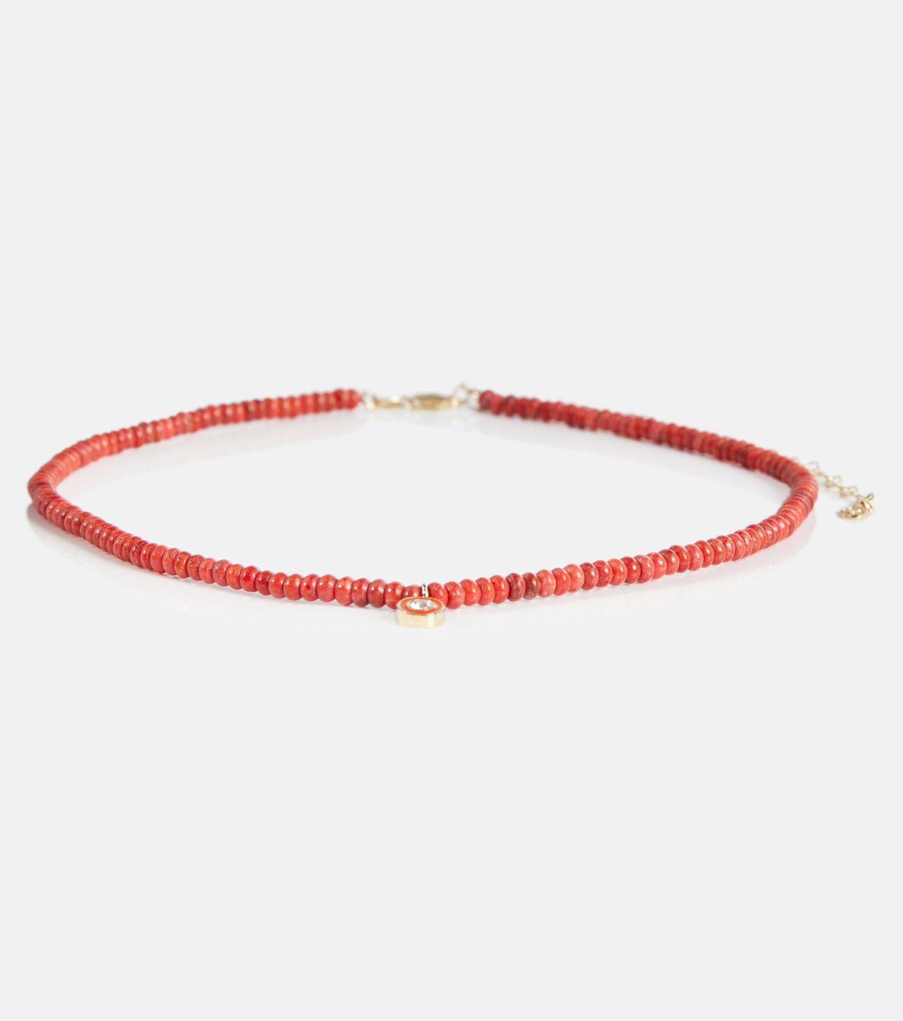 14kt yellow gold beaded bracelet - 4