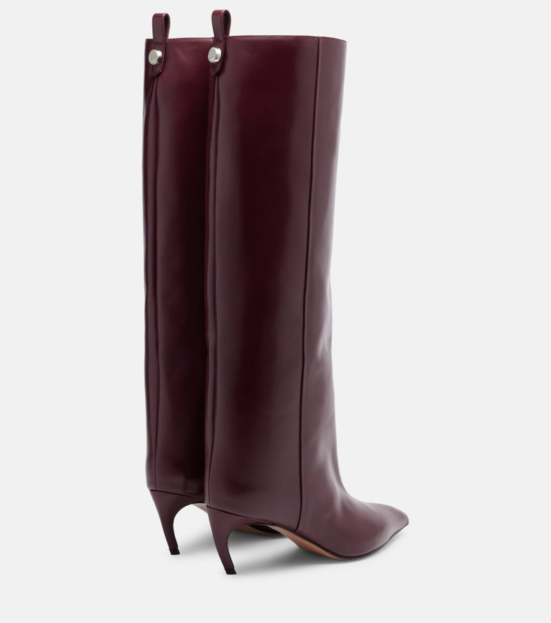 Lea 90 leather knee-high boots 2