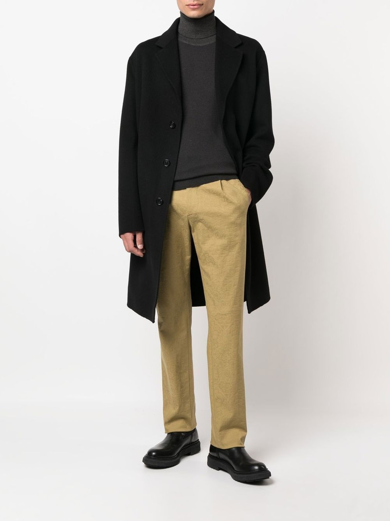 Etro logo-embroidered roll-neck jumper outlook