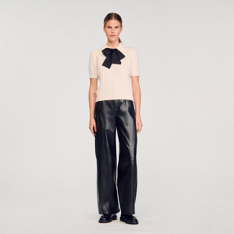 Sandro POLO-NECK KNIT SWEATER outlook