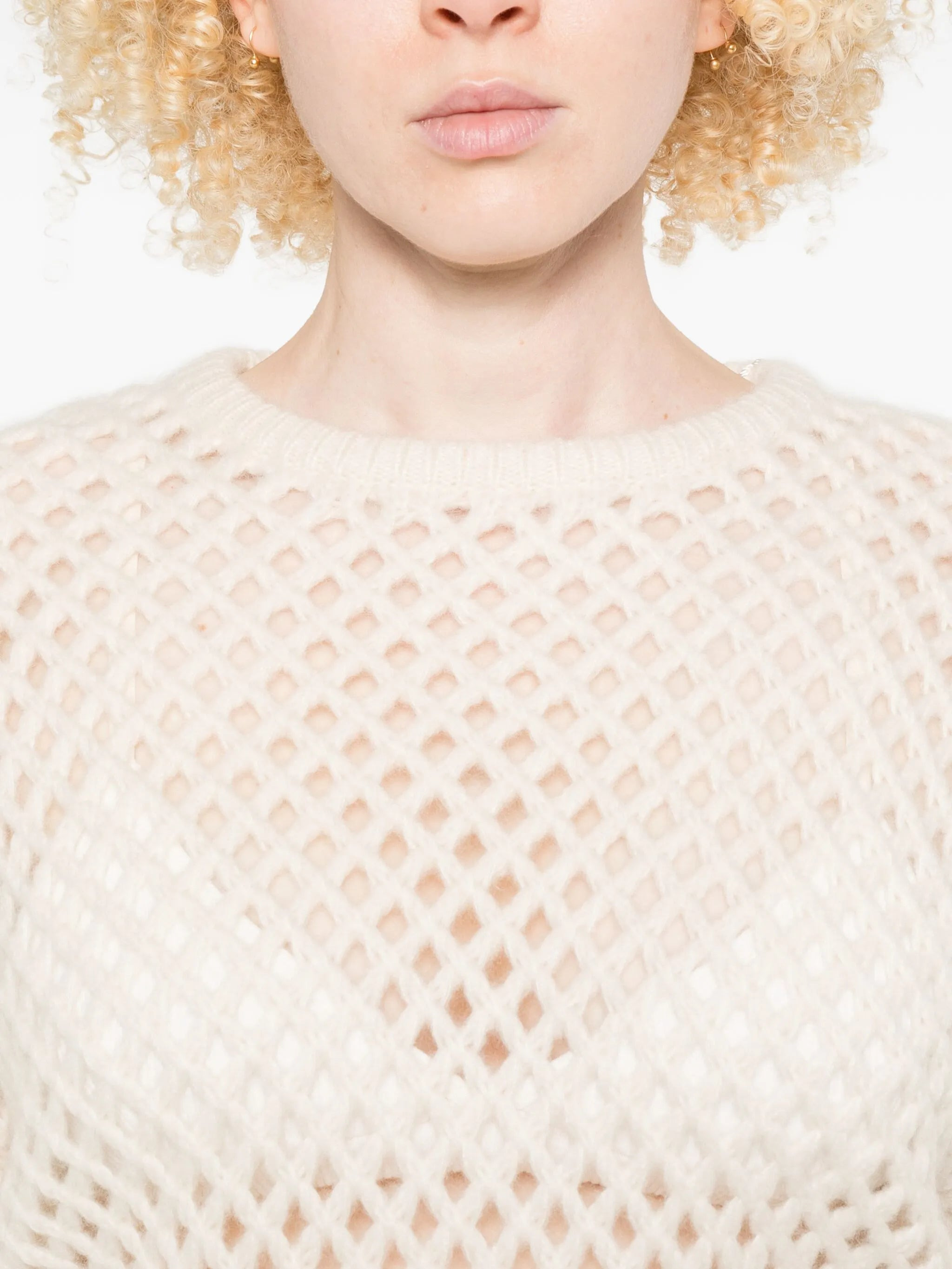 Max Mara Open-knit Long-sleeve Sweater - 5