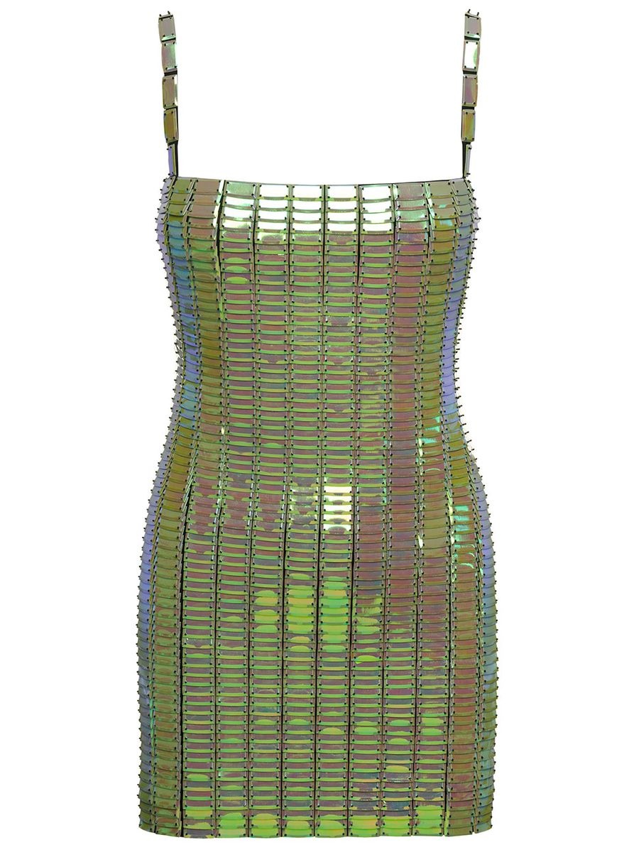 'Rue' Mini Green Dress - 1