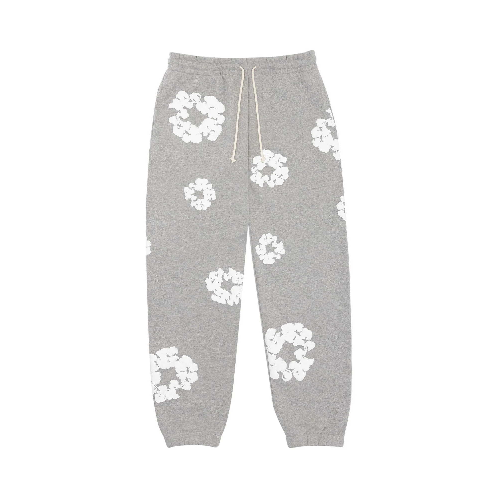 Denim Tears The Cotton Wreath Sweatpants 'Grey' - 1