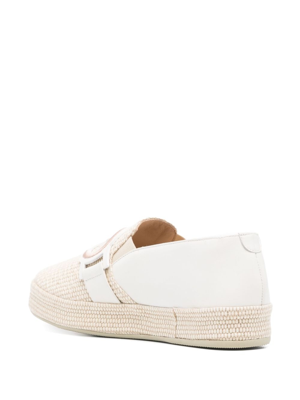 logo-aplliqué loafers - 3