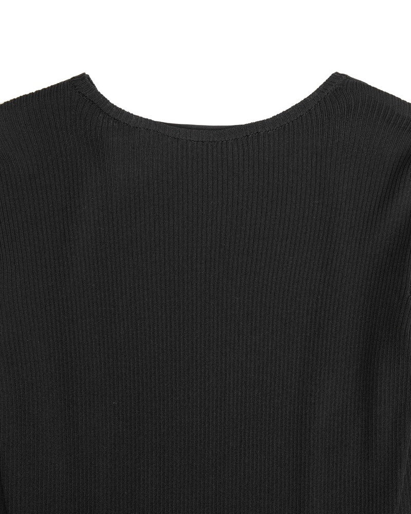 LONG KNIT CUTOUT DRESS 6