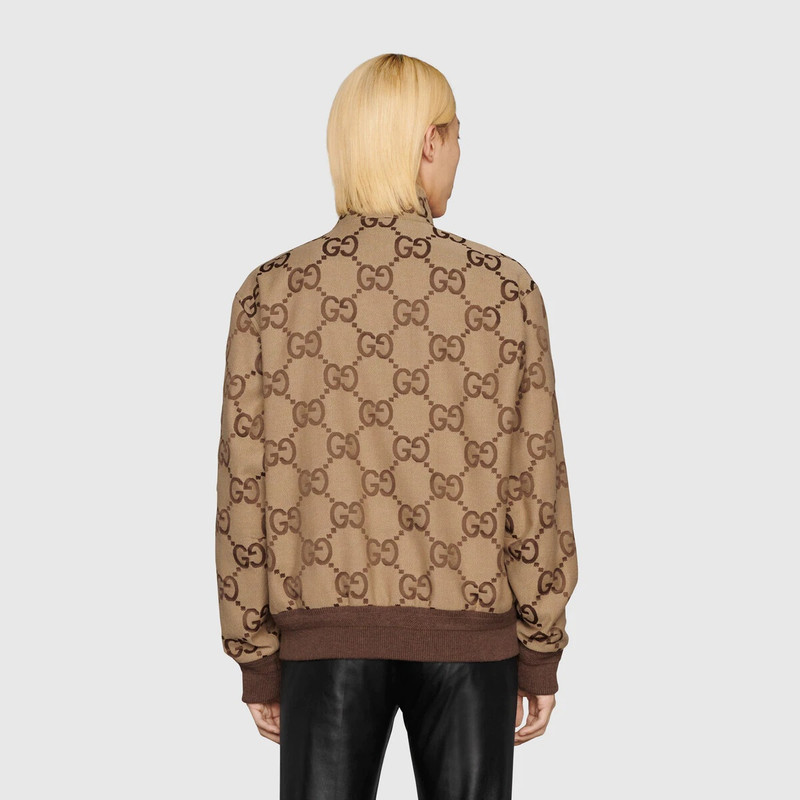 Jumbo GG canvas jacket 4