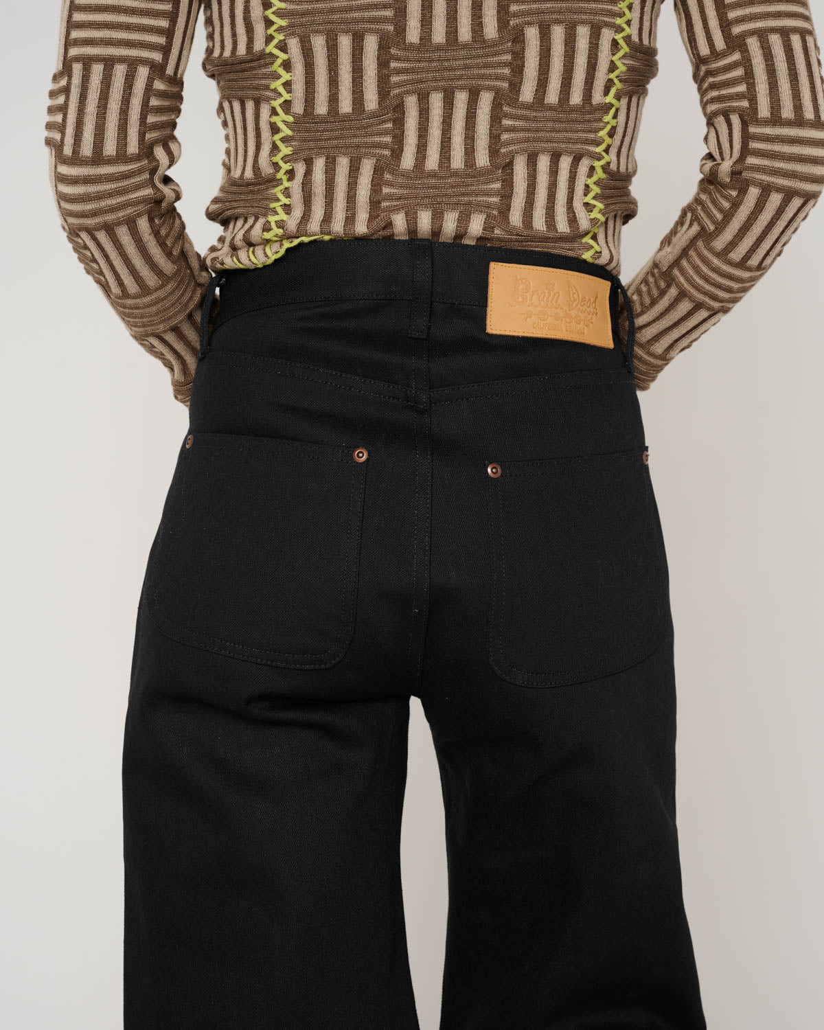 Type 00 13.2oz Selvedge Denim Pant - Black - 9