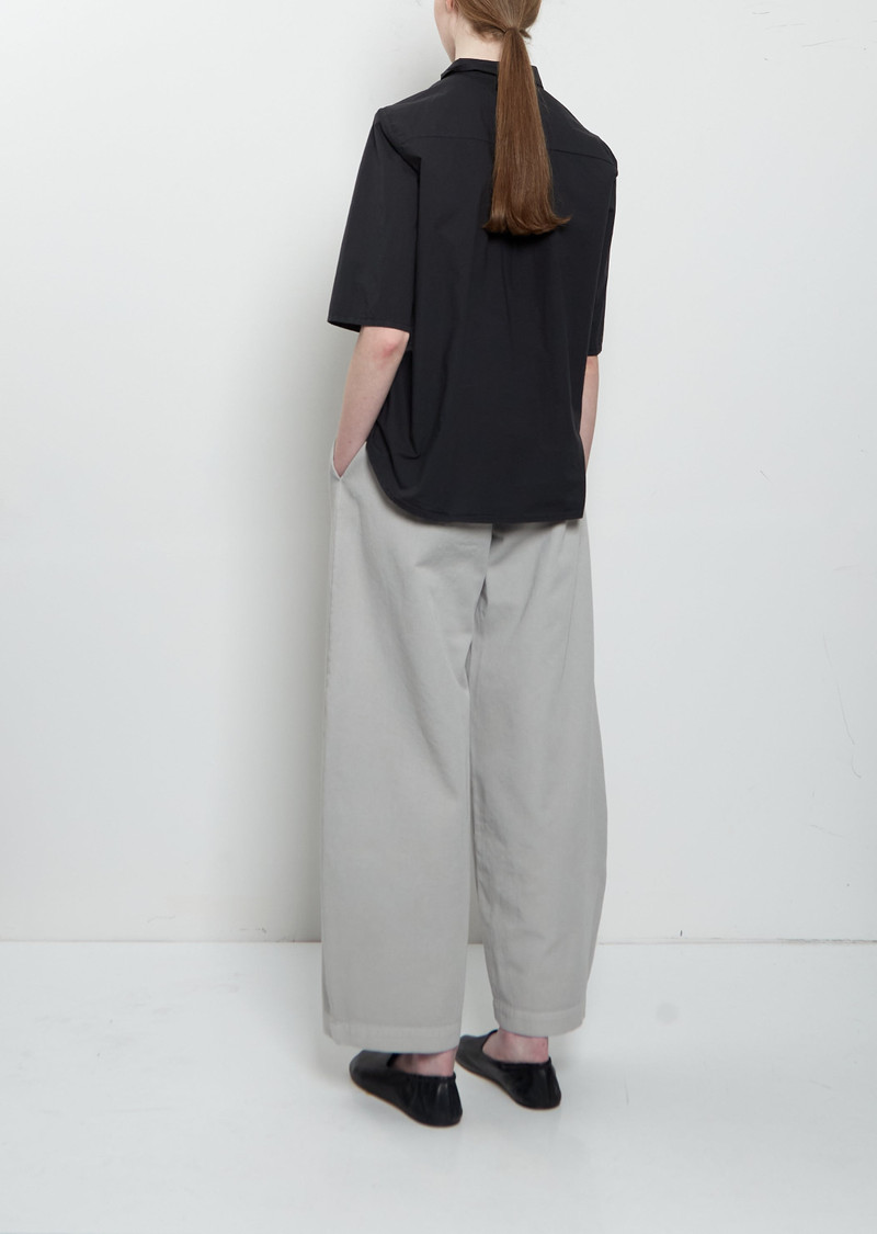 LABO.ART Dina Sushi Light Poplin Shirt — Black outlook