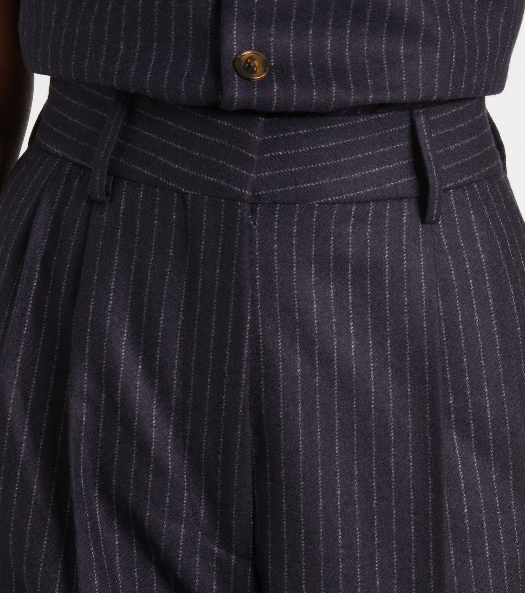 Lady Maud wool and cashmere straight pants - 4