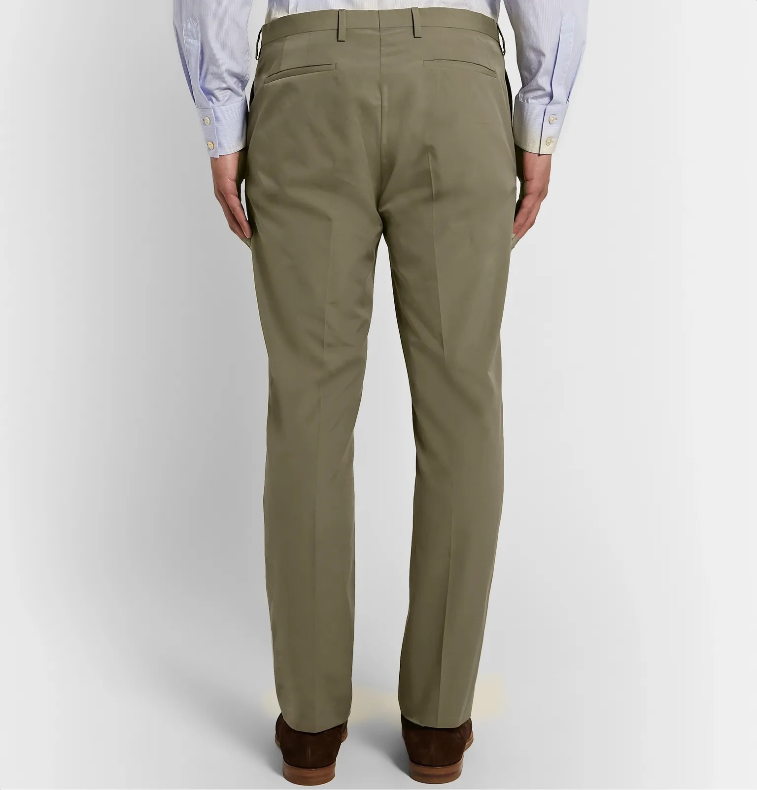 Soho Slim-Fit Cotton Suit Trousers - 5