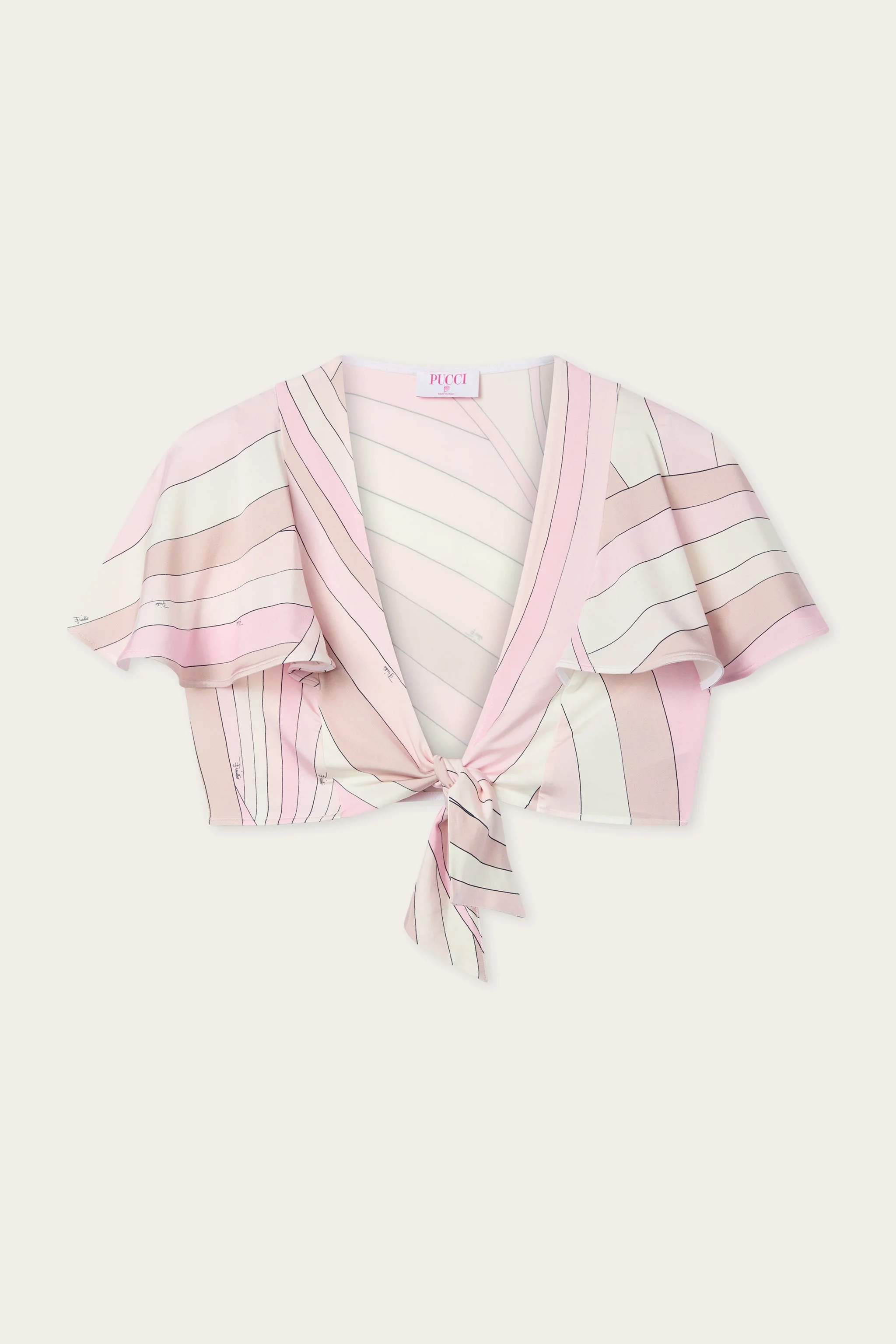 IRIDE PRINT KNOT TOP - 1