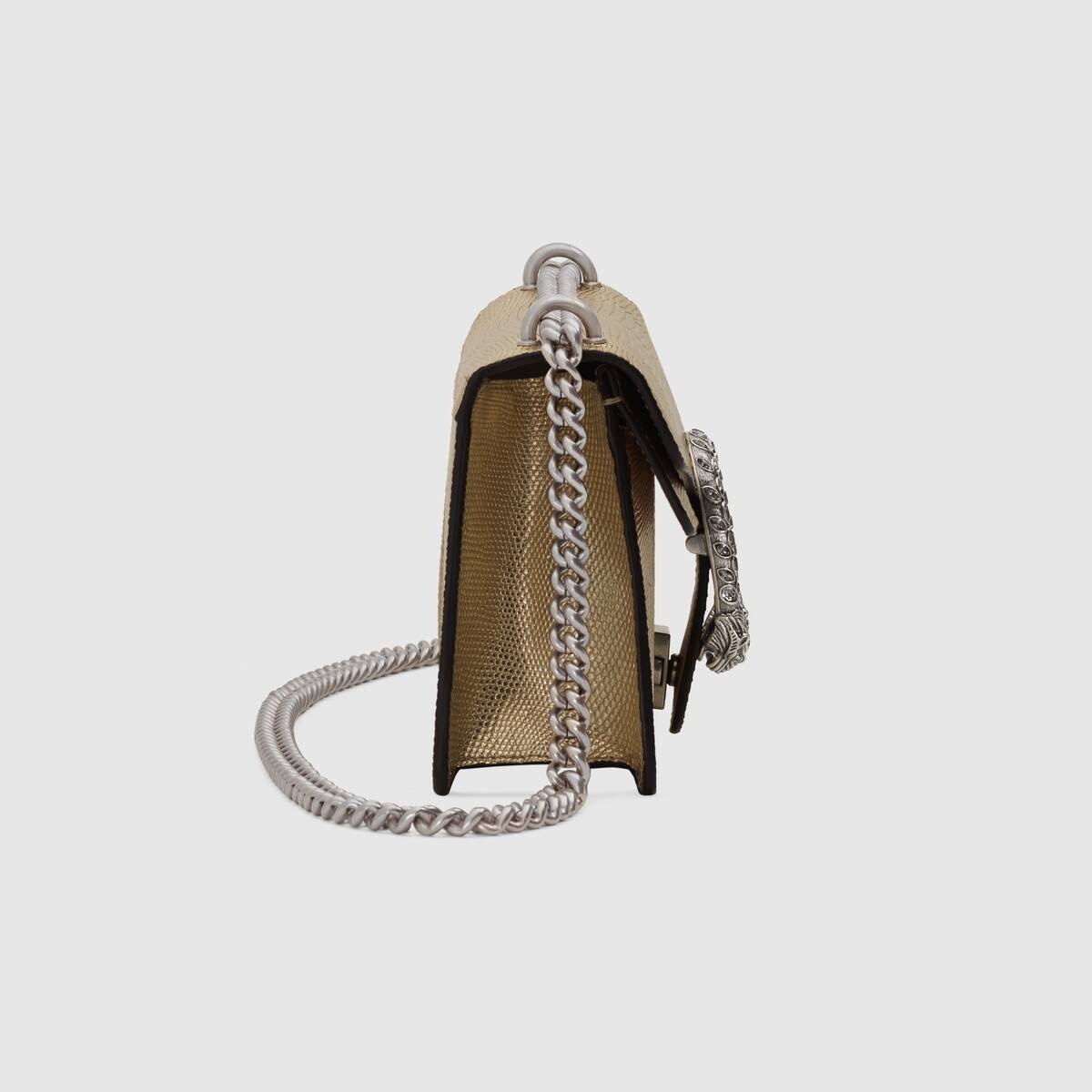 Dionysus metallic lizard small shoulder bag - 4