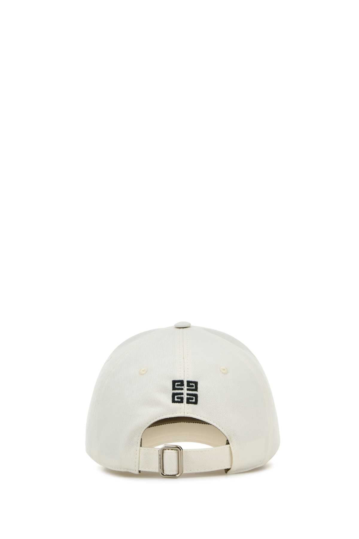 Givenchy Men White Cotton Blend Baseball Cap - 3