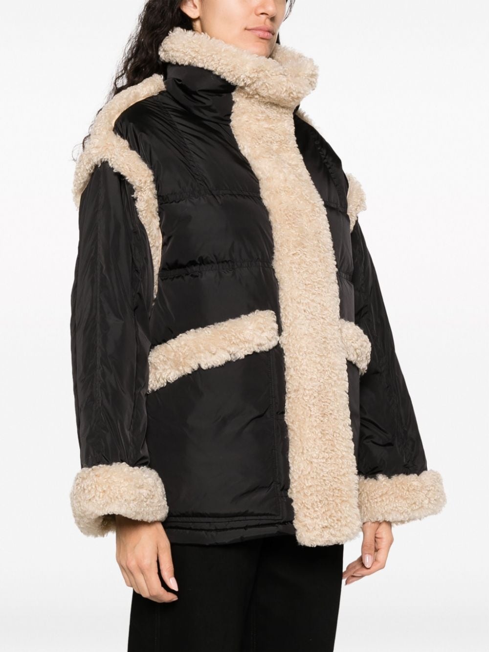 Dorothy faux-fur trim down puffer jacket - 3