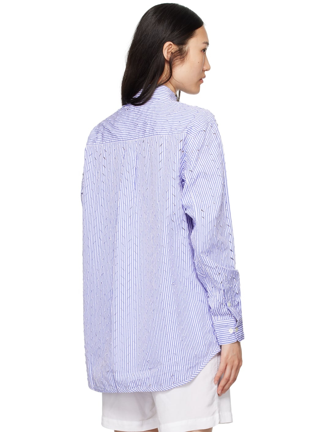 White & Blue Otis Shirt - 3