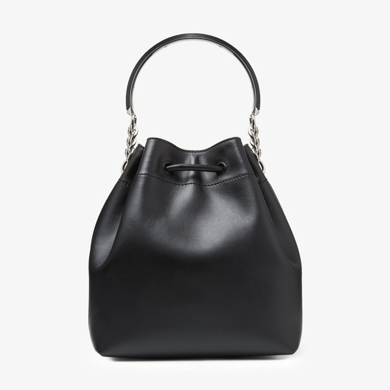Bon Bon Bucket
Black Soft Shiny Smooth Calf Leather Bucket Bag 6