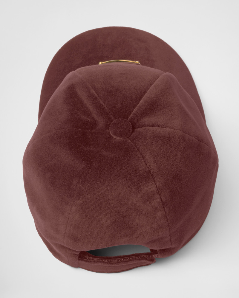 Prada Velvet baseball cap outlook