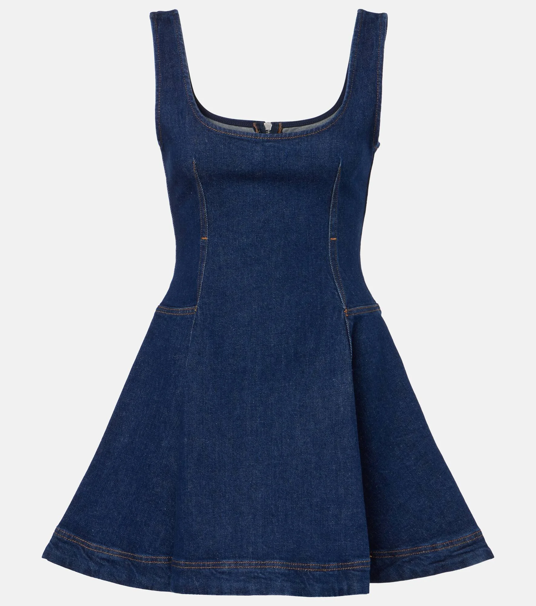 Denim minidress - 1